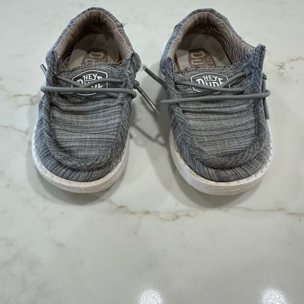Hey Dude Kids Gray Sneakers